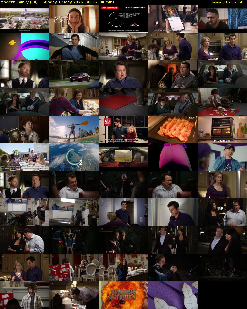 Modern Family (E4) Sunday 17 May 2026 08:35 - 09:05
