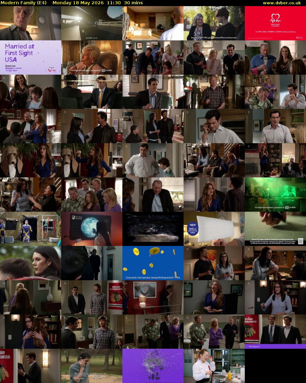 Modern Family (E4) Monday 18 May 2026 11:30 - 12:00