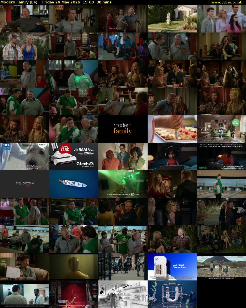 Modern Family (E4) Friday 29 May 2026 15:00 - 15:30
