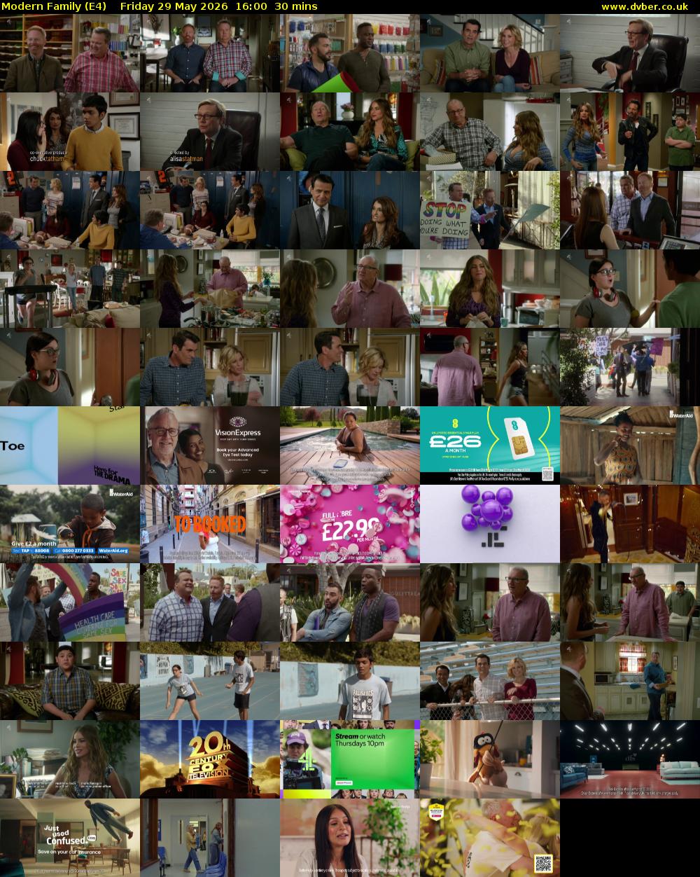 Modern Family (E4) Friday 29 May 2026 16:00 - 16:30