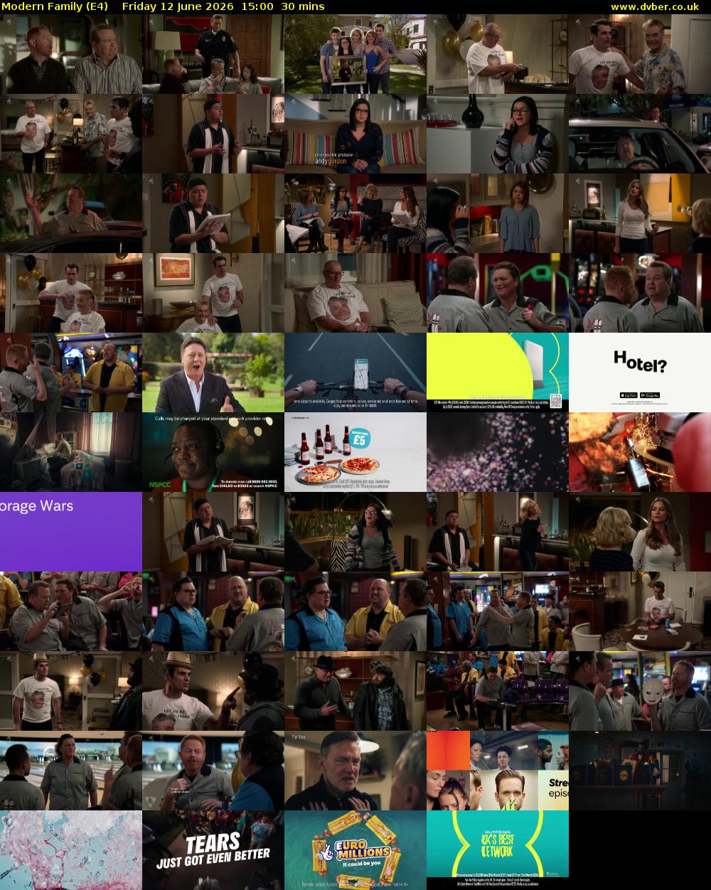 Modern Family (E4) Friday 12 June 2026 15:00 - 15:30