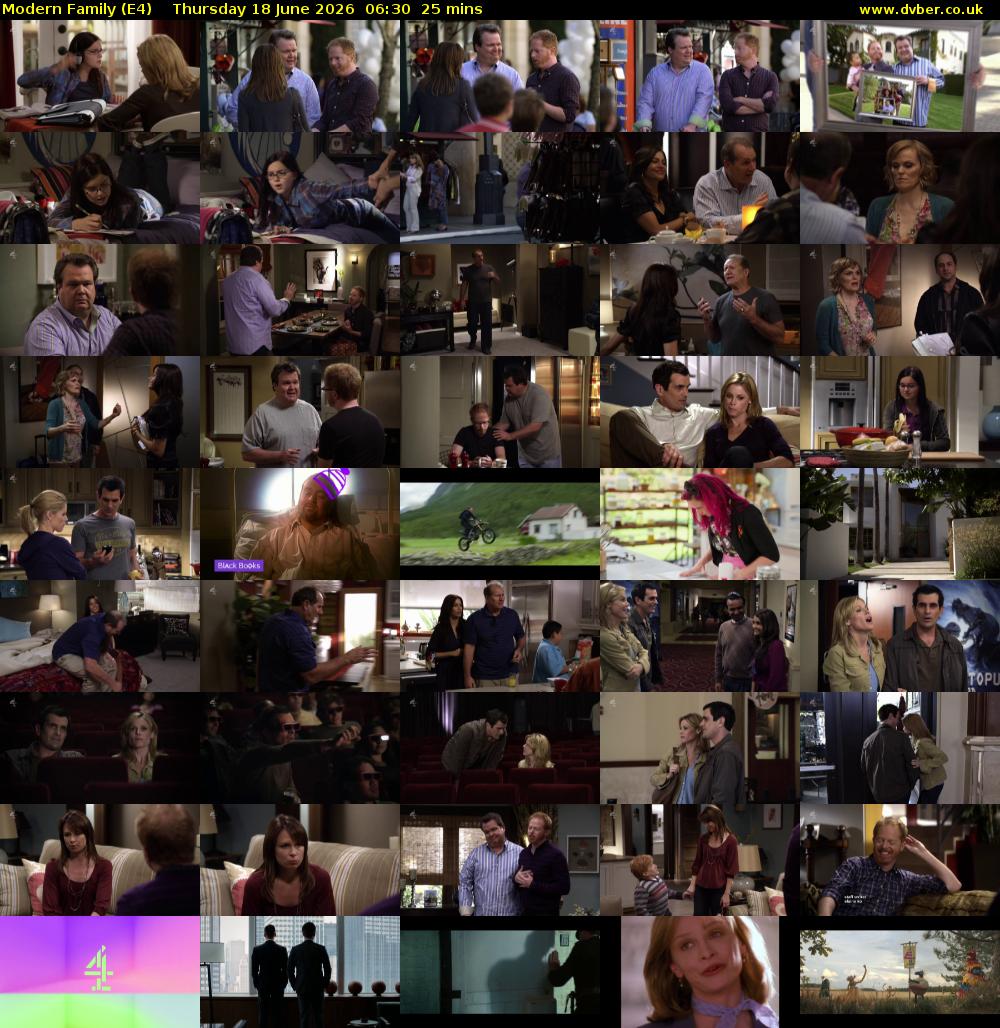 Modern Family (E4) Thursday 18 June 2026 06:30 - 06:55