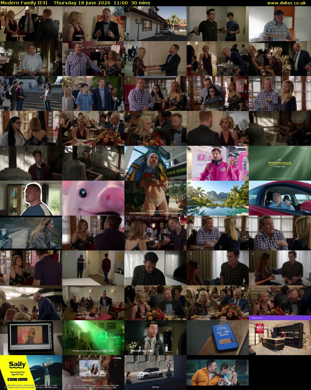 Modern Family (E4) Thursday 18 June 2026 11:00 - 11:30