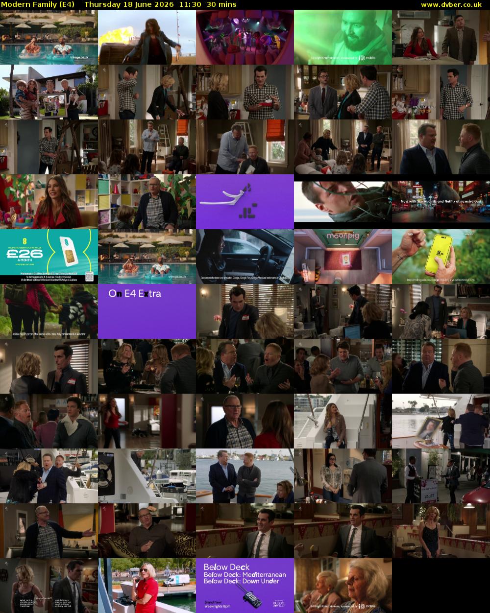 Modern Family (E4) Thursday 18 June 2026 11:30 - 12:00