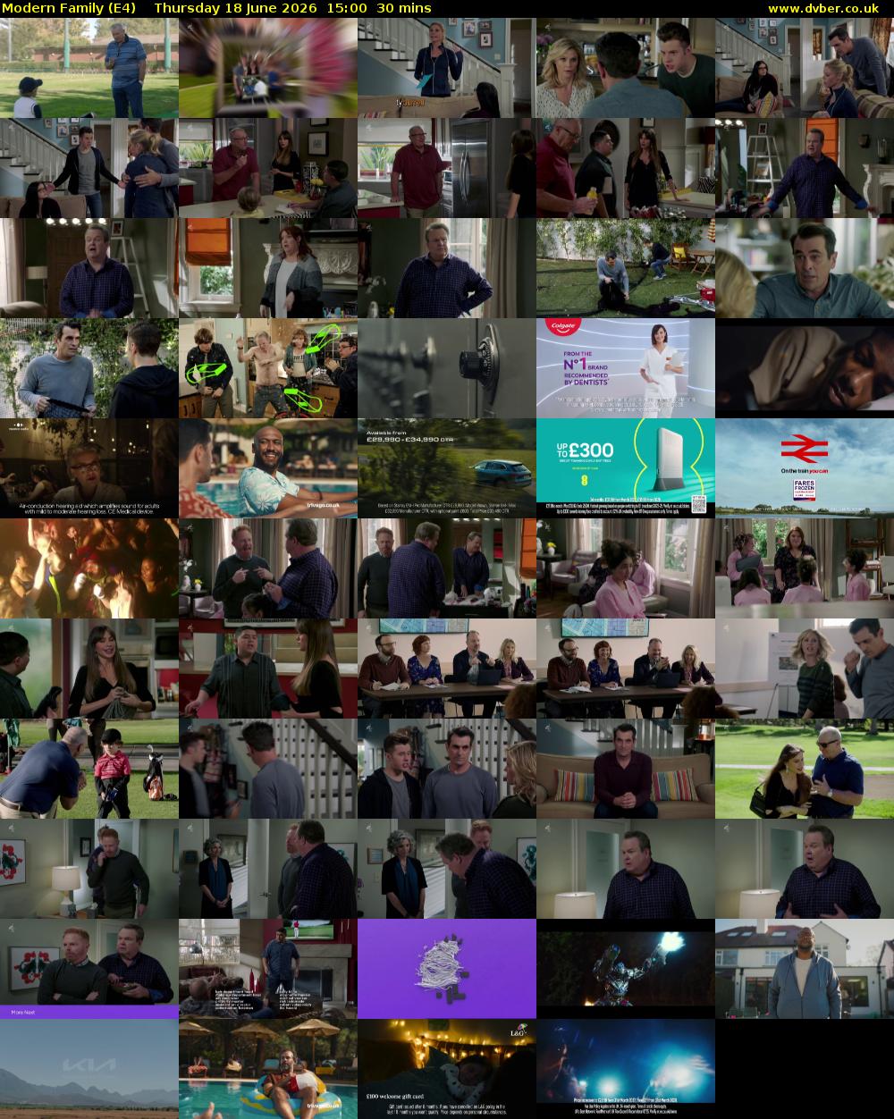 Modern Family (E4) Thursday 18 June 2026 15:00 - 15:30
