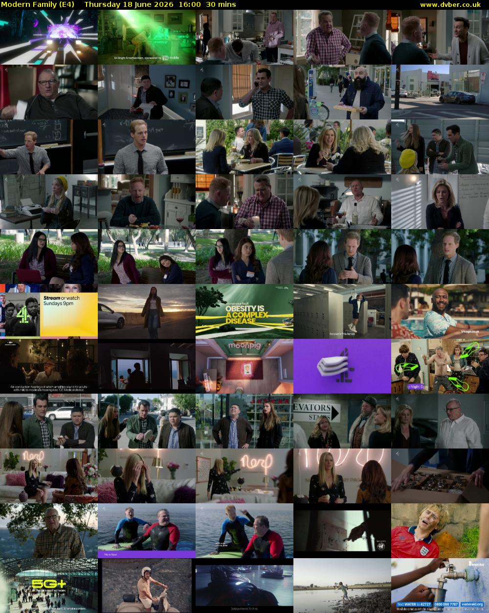 Modern Family (E4) Thursday 18 June 2026 16:00 - 16:30