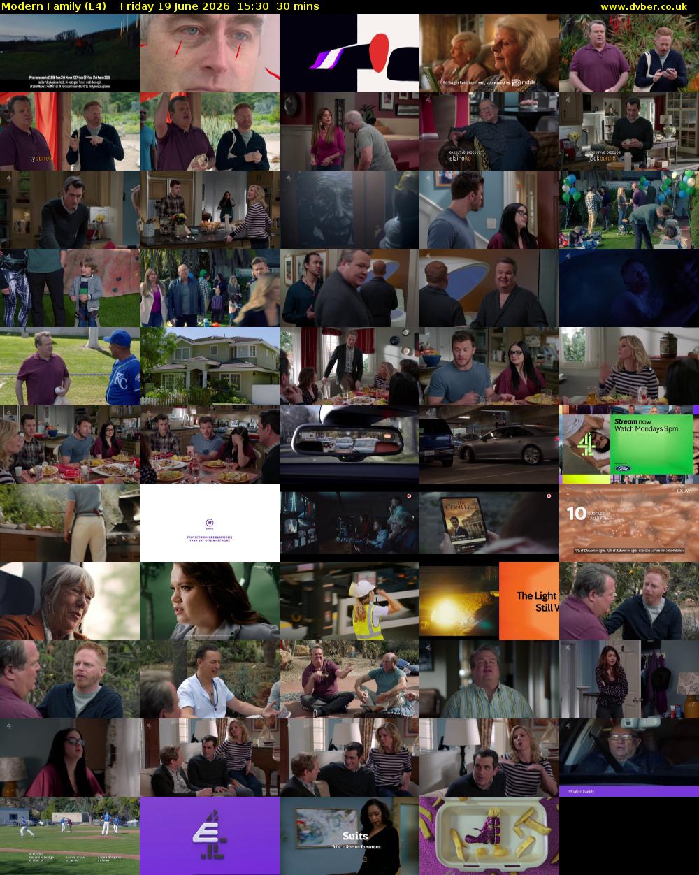 Modern Family (E4) Friday 19 June 2026 15:30 - 16:00