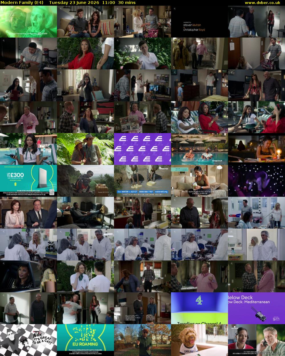 Modern Family (E4) Tuesday 23 June 2026 11:00 - 11:30