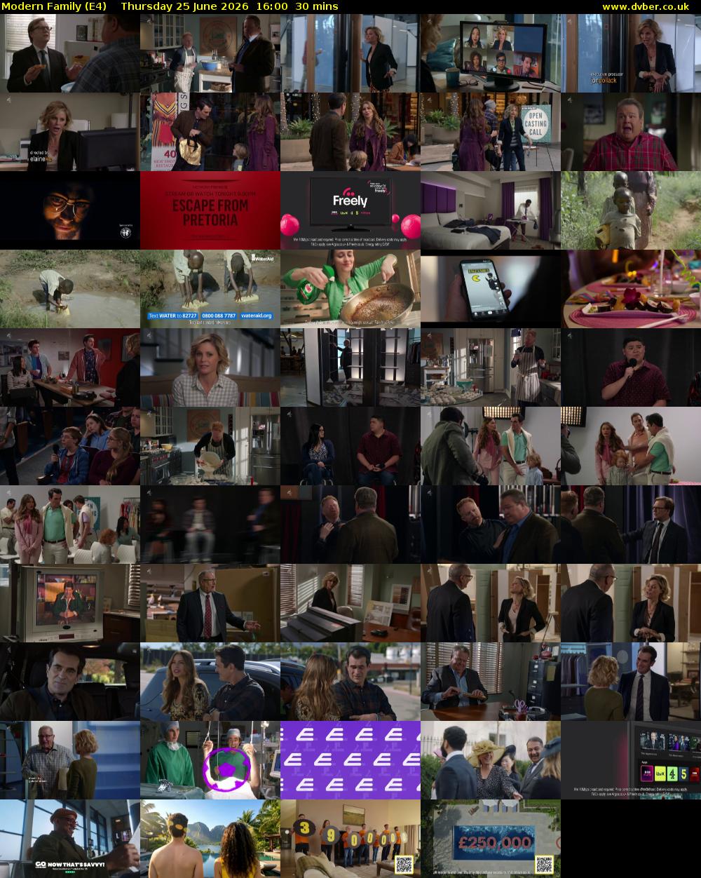 Modern Family (E4) Thursday 25 June 2026 16:00 - 16:30