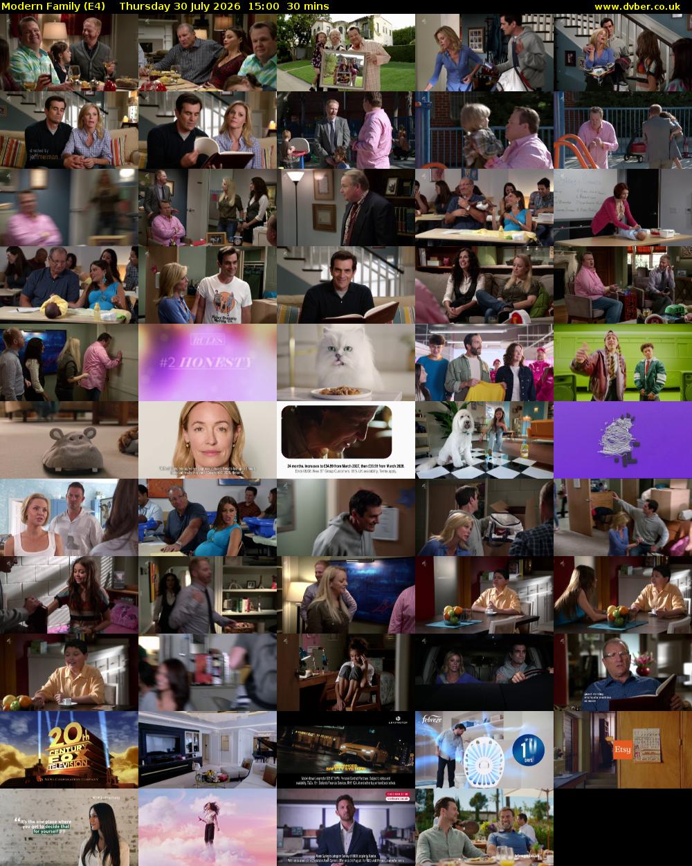 Modern Family (E4) Thursday 30 July 2026 15:00 - 15:30
