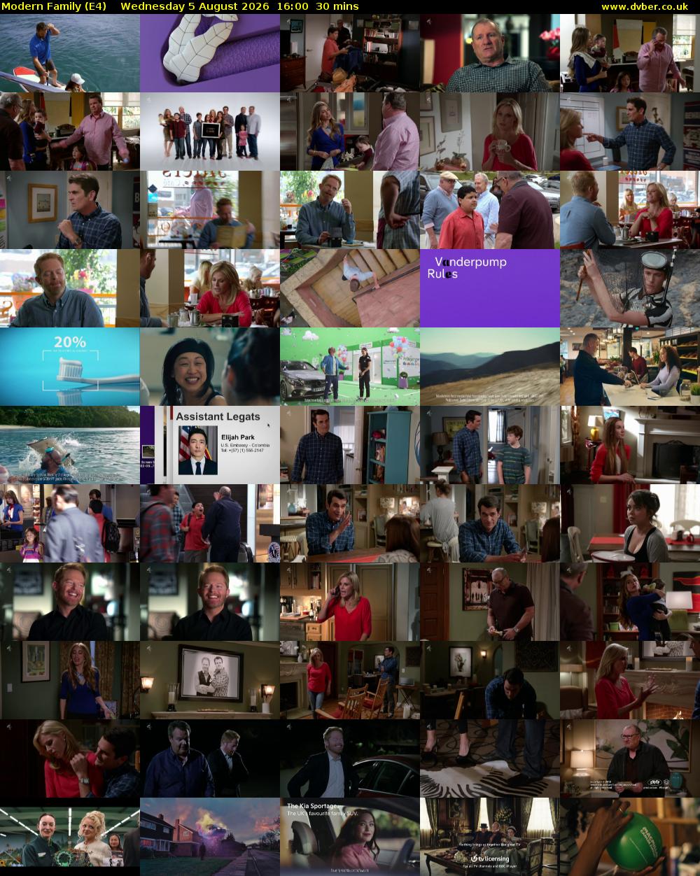 Modern Family (E4) Wednesday 5 August 2026 16:00 - 16:30