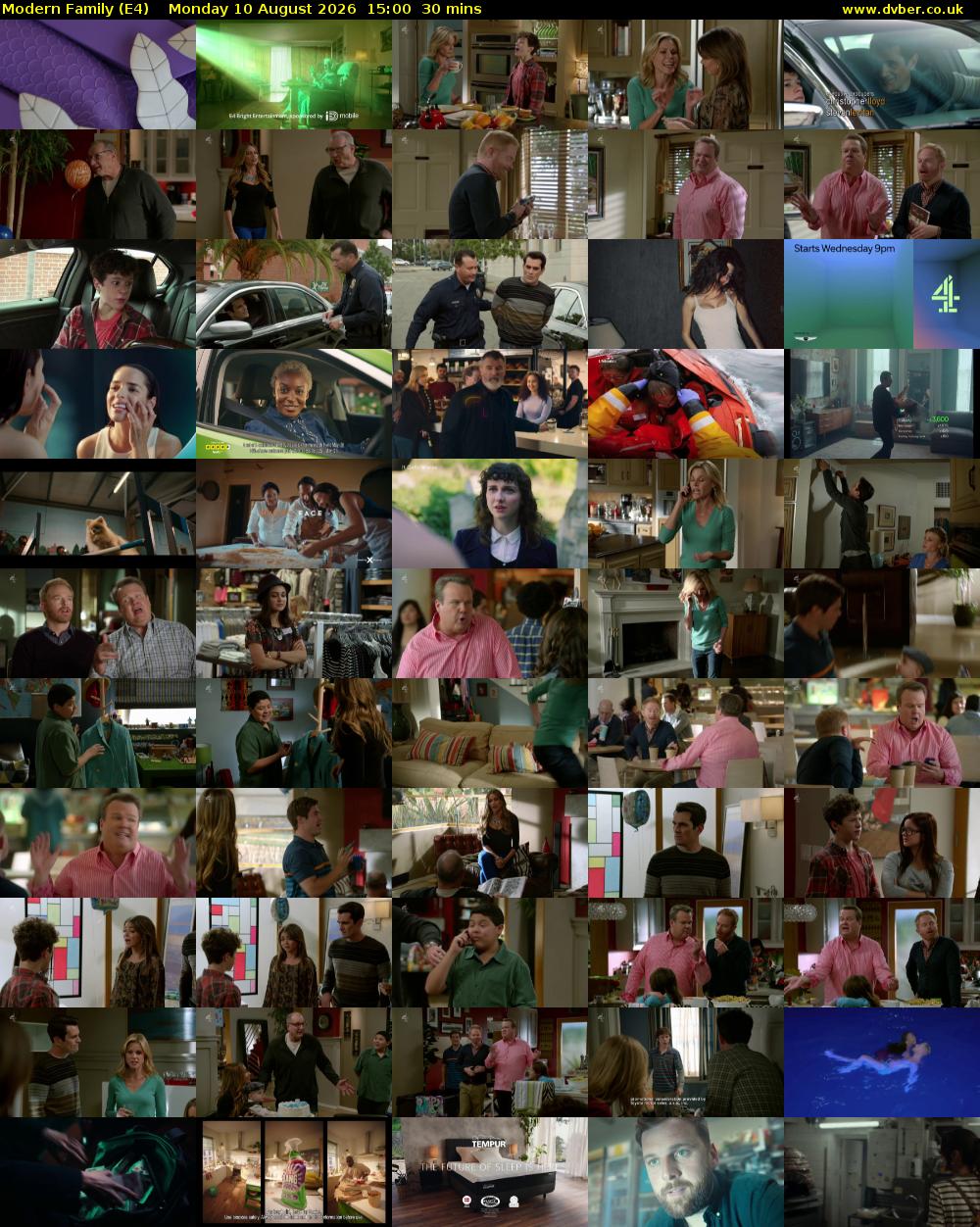Modern Family (E4) Monday 10 August 2026 15:00 - 15:30