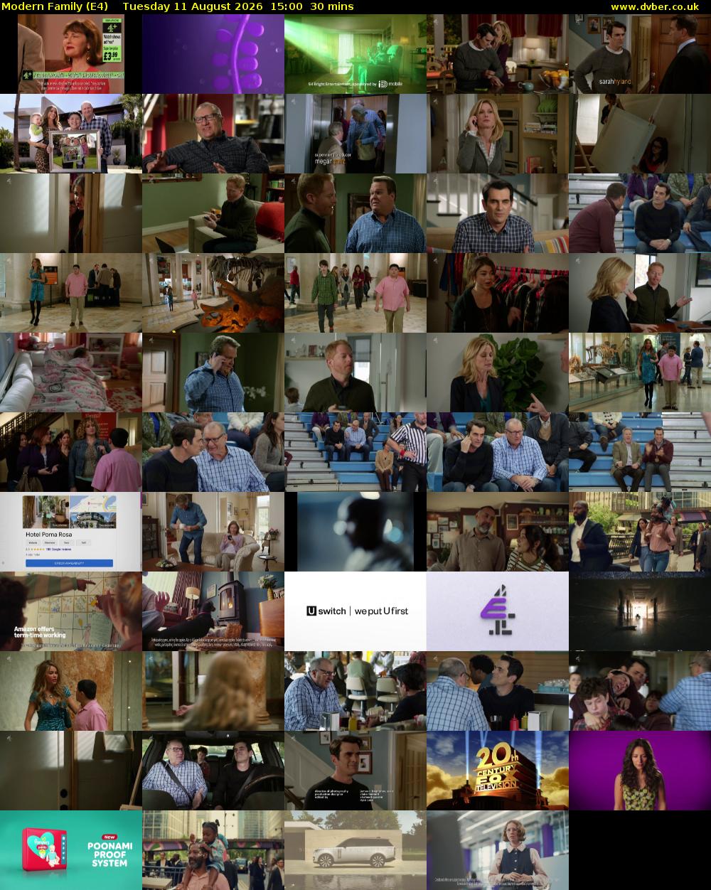 Modern Family (E4) Tuesday 11 August 2026 15:00 - 15:30
