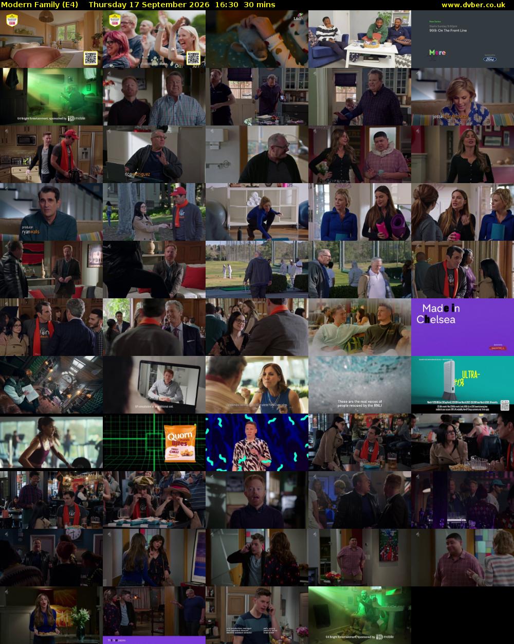 Modern Family (E4) Thursday 17 September 2026 16:30 - 17:00