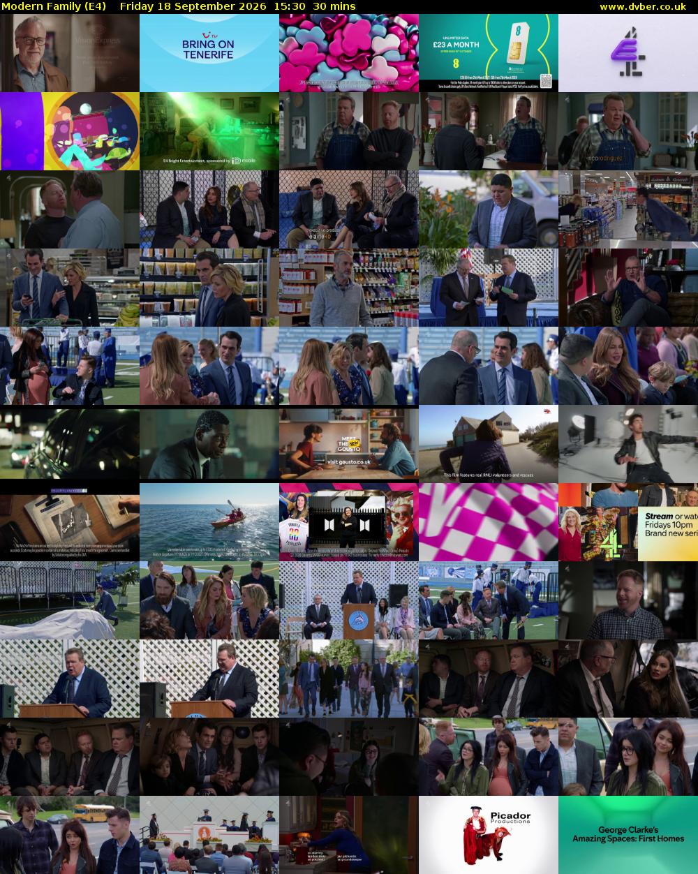 Modern Family (E4) Friday 18 September 2026 15:30 - 16:00