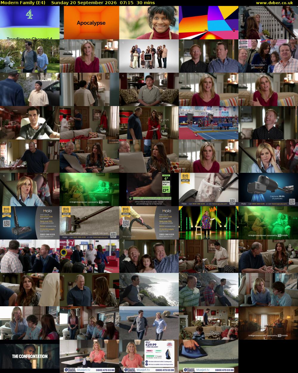 Modern Family (E4) Sunday 20 September 2026 07:15 - 07:45