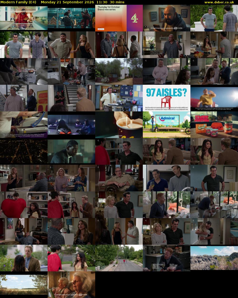Modern Family (E4) Monday 21 September 2026 11:30 - 12:00