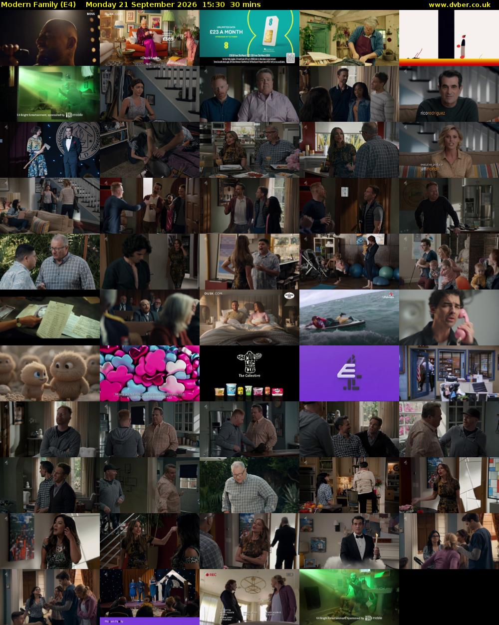 Modern Family (E4) Monday 21 September 2026 15:30 - 16:00