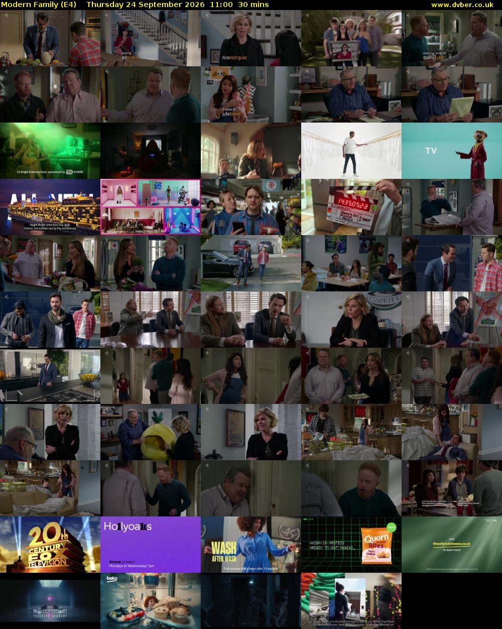 Modern Family (E4) Thursday 24 September 2026 11:00 - 11:30