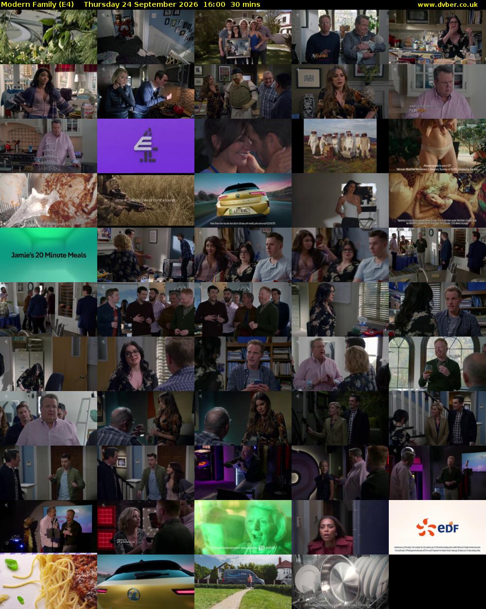 Modern Family (E4) Thursday 24 September 2026 16:00 - 16:30