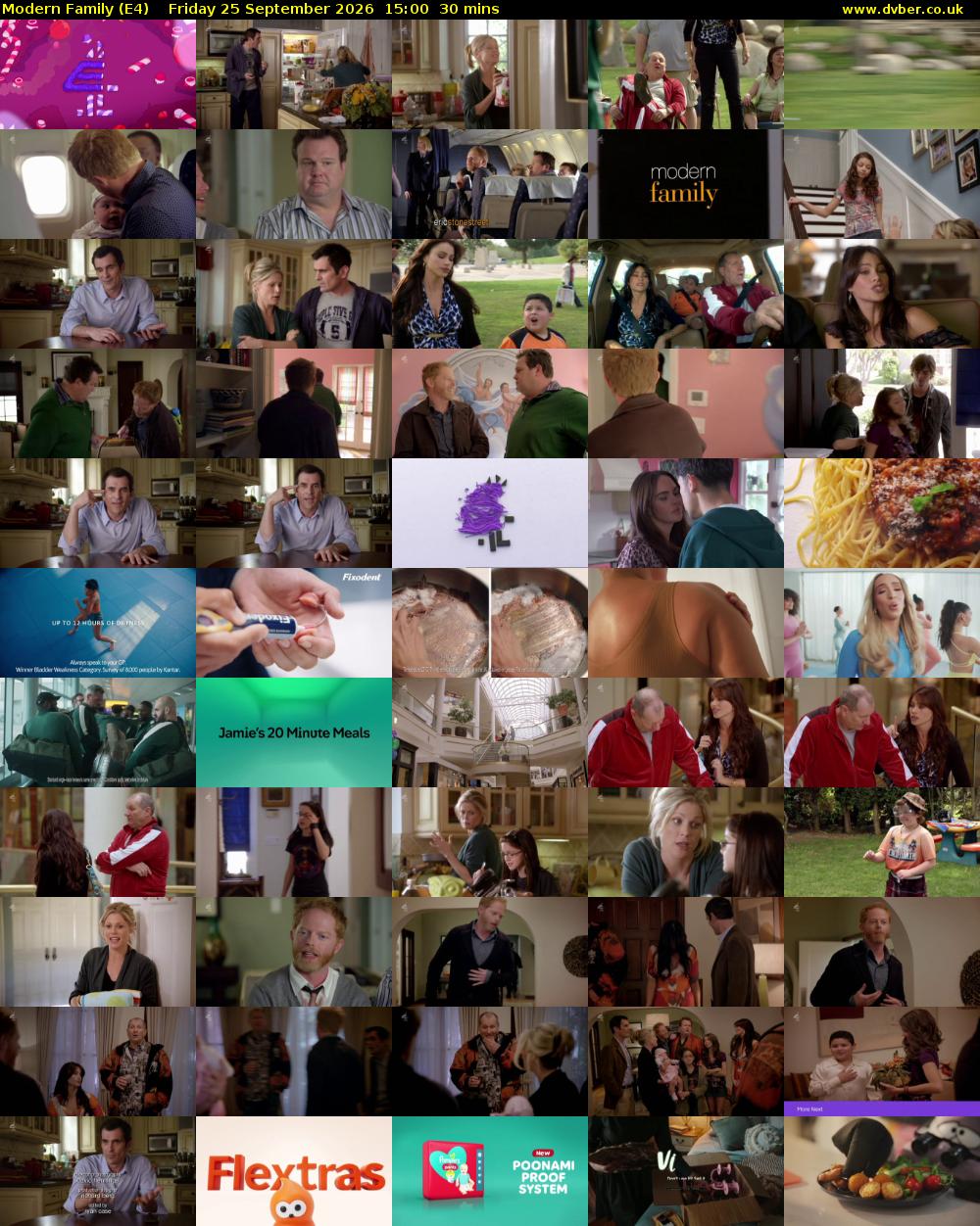 Modern Family (E4) Friday 25 September 2026 15:00 - 15:30