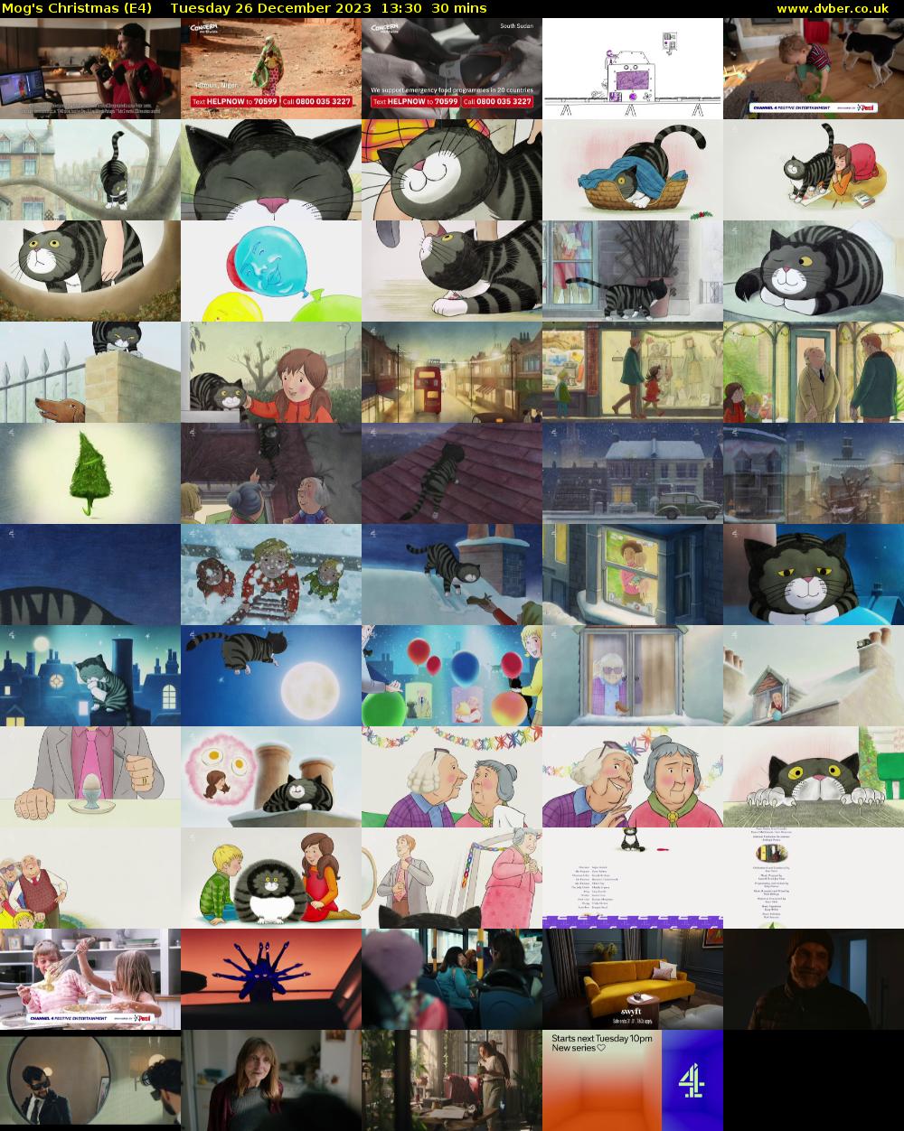 Mog's Christmas (E4) Tuesday 26 December 2023 13:30 - 14:00