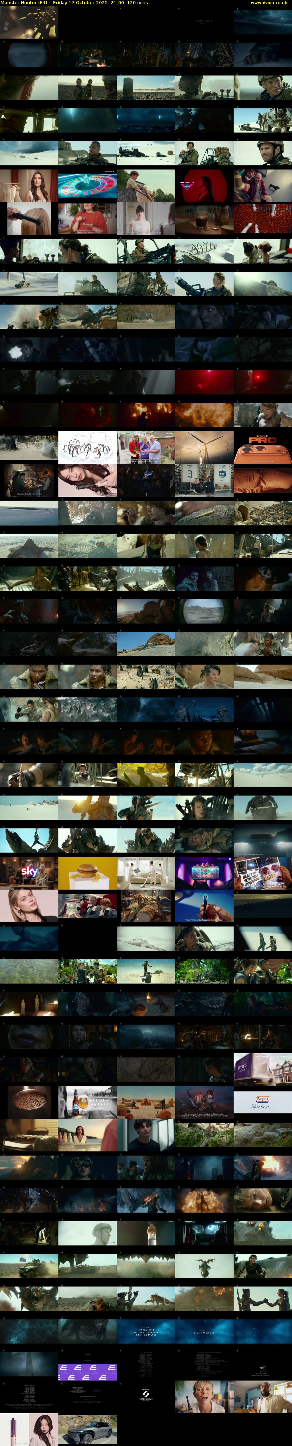 Monster Hunter (E4) Friday 17 October 2025 21:00 - 23:00