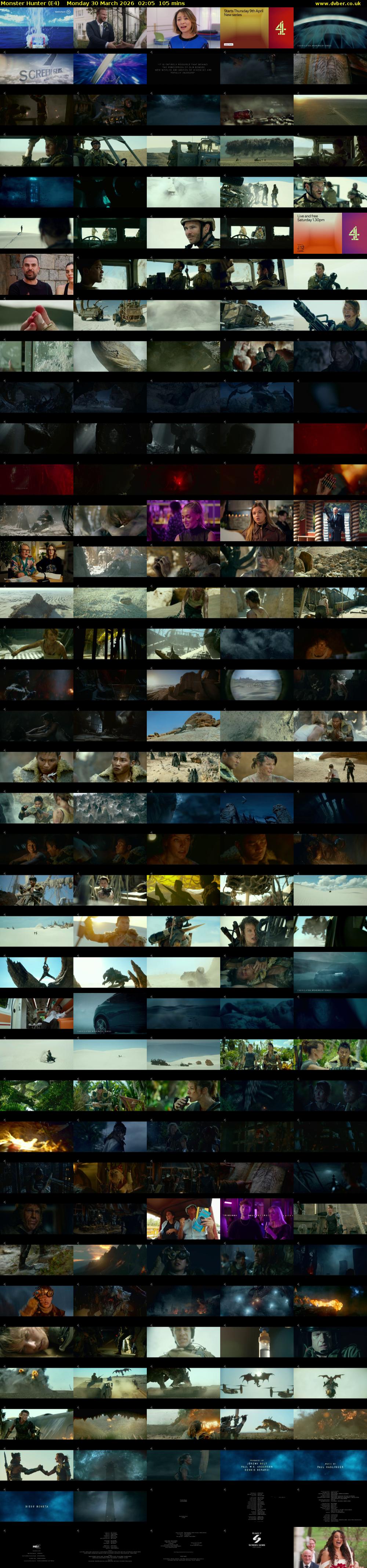 Monster Hunter (E4) Monday 30 March 2026 02:05 - 03:50