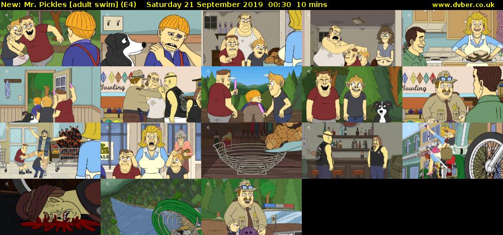 Mr. Pickles [adult swim] (E4) Saturday 21 September 2019 00:30 - 00:40