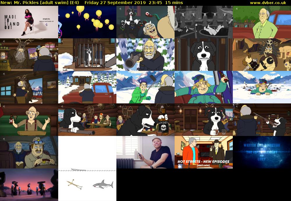 Mr. Pickles [adult swim] (E4) Friday 27 September 2019 23:45 - 00:00