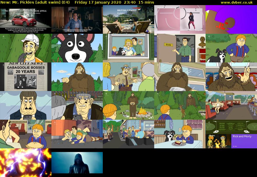Mr. Pickles [adult swim] (E4) Friday 17 January 2020 23:40 - 23:55