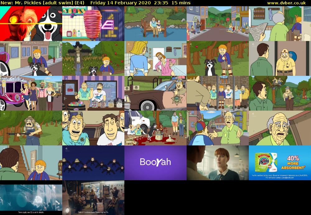 Mr. Pickles [adult swim] (E4) Friday 14 February 2020 23:35 - 23:50