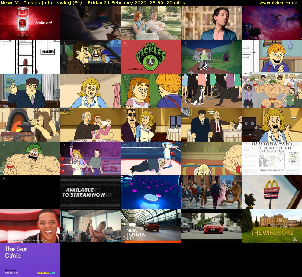Mr. Pickles [adult swim] (E4) Friday 21 February 2020 23:30 - 23:50