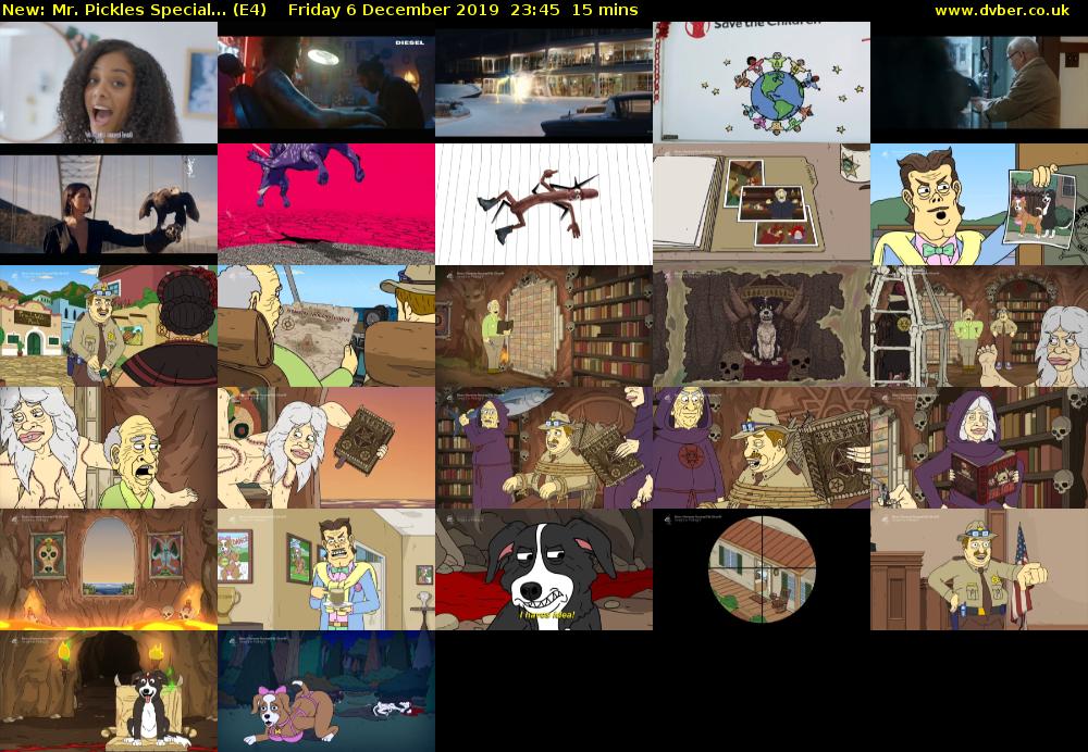 Mr. Pickles Special... (E4) Friday 6 December 2019 23:45 - 00:00