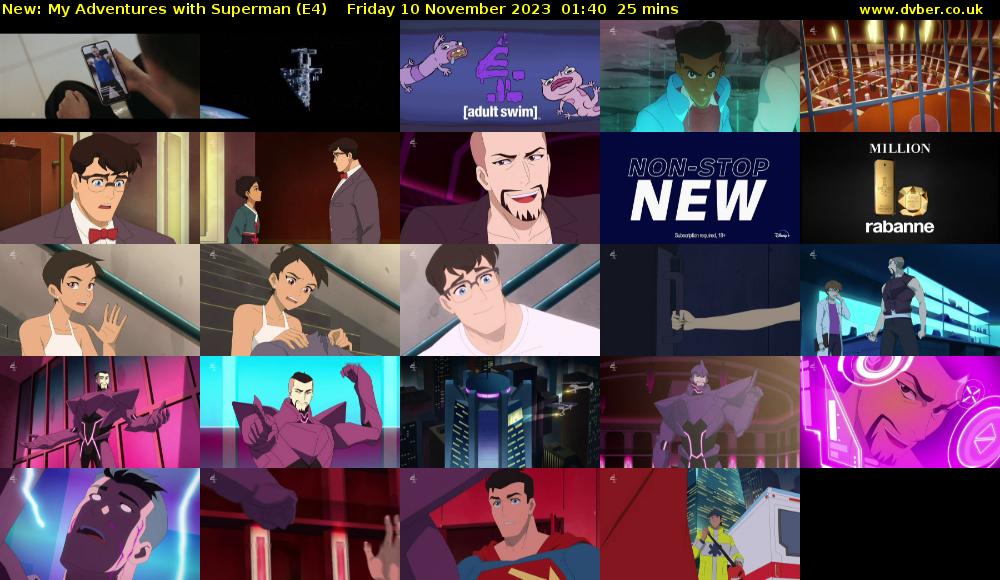 My Adventures with Superman (E4) Friday 10 November 2023 01:40 - 02:05