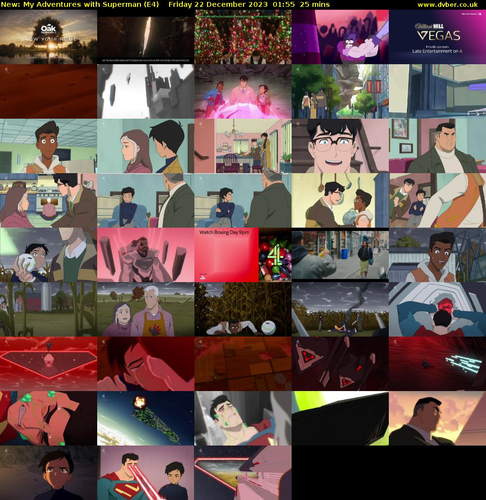 My Adventures with Superman (E4) Friday 22 December 2023 01:55 - 02:20