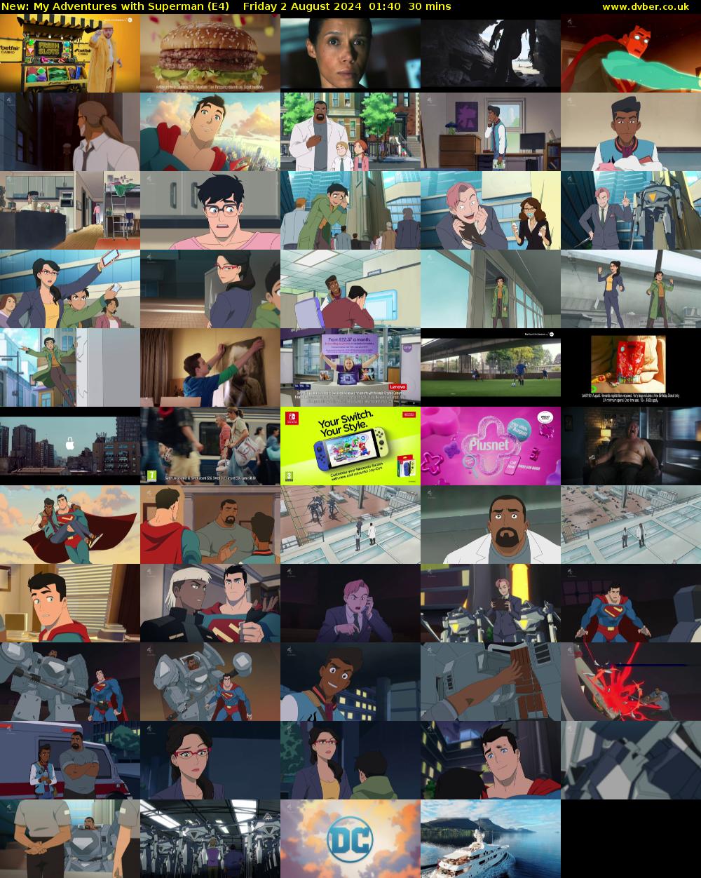 My Adventures with Superman (E4) Friday 2 August 2024 01:40 - 02:10