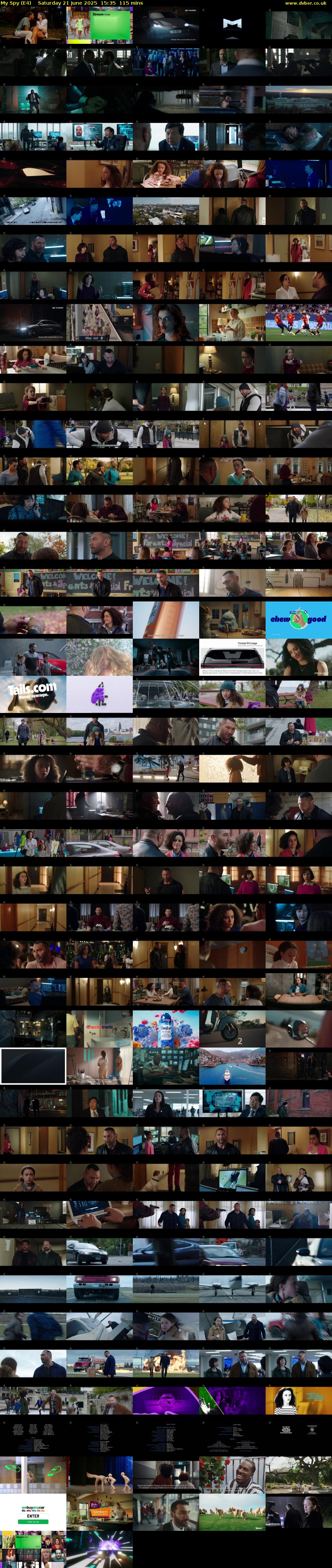 My Spy (E4) Saturday 21 June 2025 15:35 - 17:30