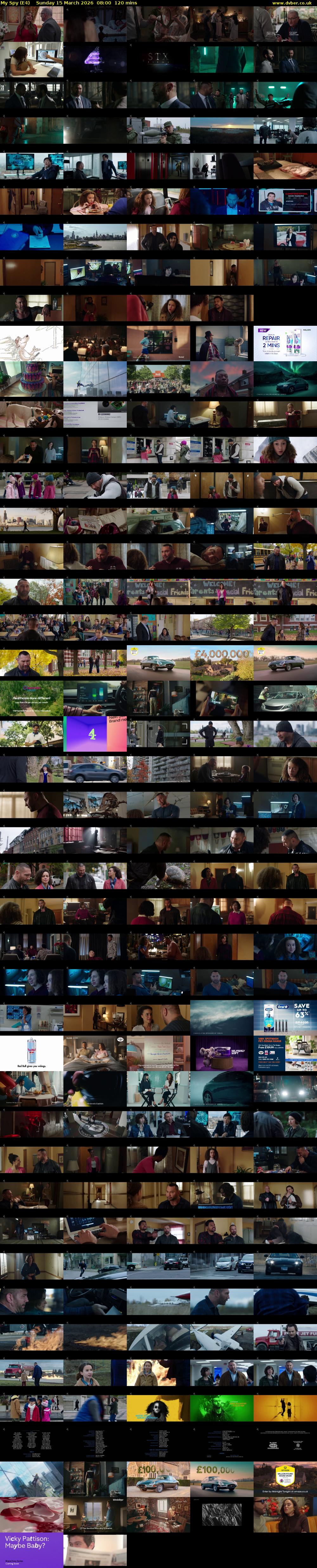 My Spy (E4) Sunday 15 March 2026 08:00 - 10:00