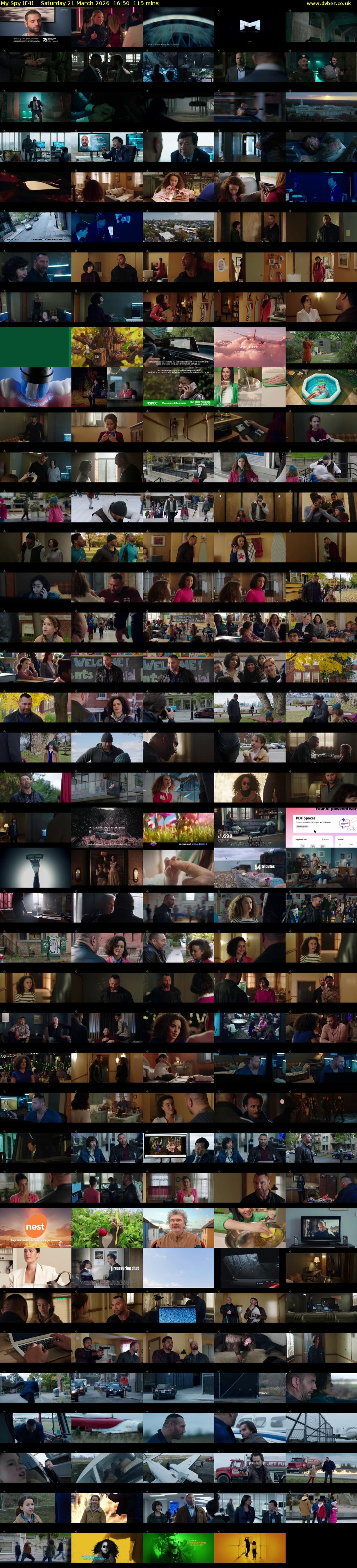 My Spy (E4) Saturday 21 March 2026 16:50 - 18:45