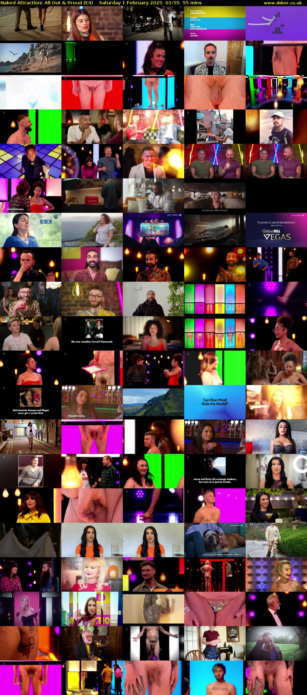 Naked Attraction: All Out & Proud (E4) Saturday 1 February 2025 01:55 - 02:50