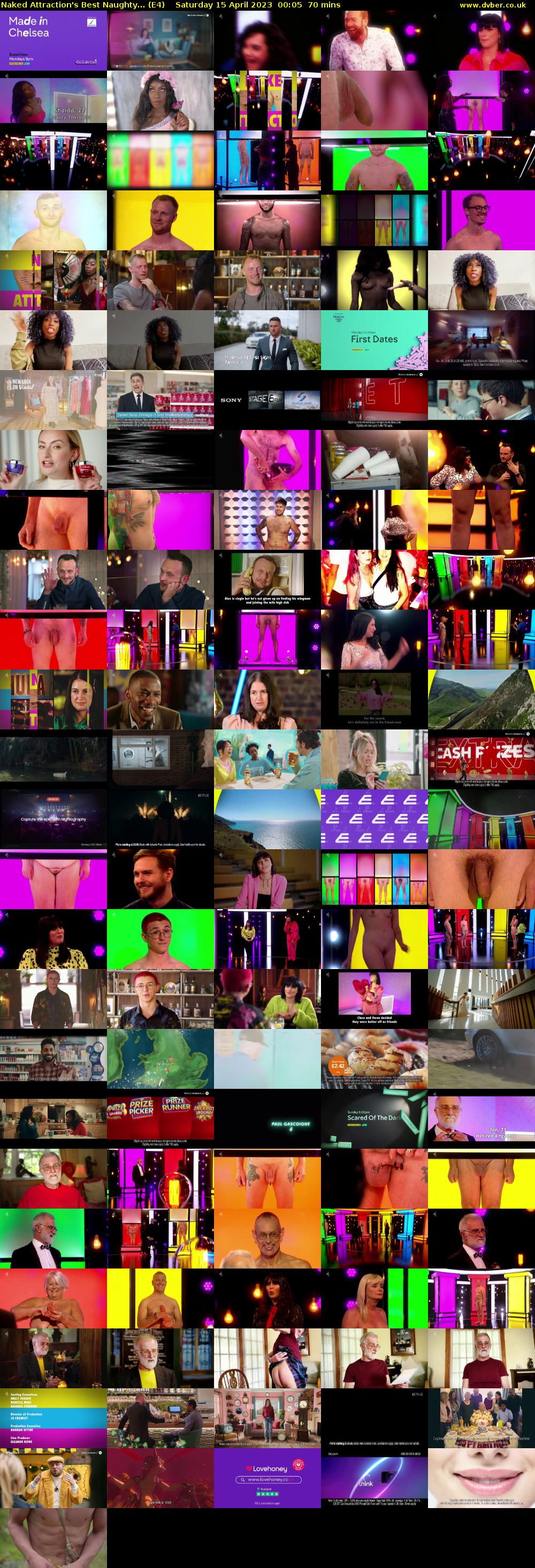 Naked Attraction's Best Naughty... (E4) Saturday 15 April 2023 00:05 - 01:15