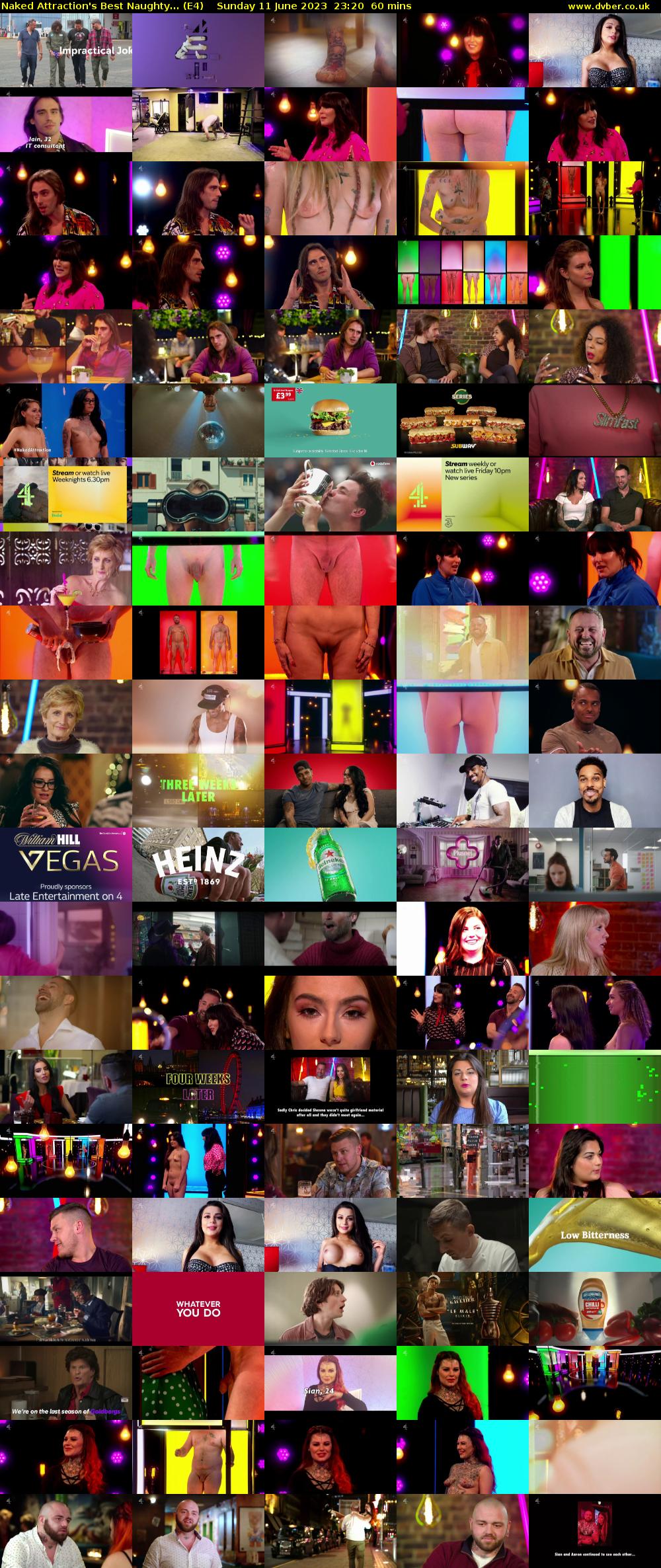 Naked Attraction's Best Naughty... (E4) Sunday 11 June 2023 23:20 - 00:20