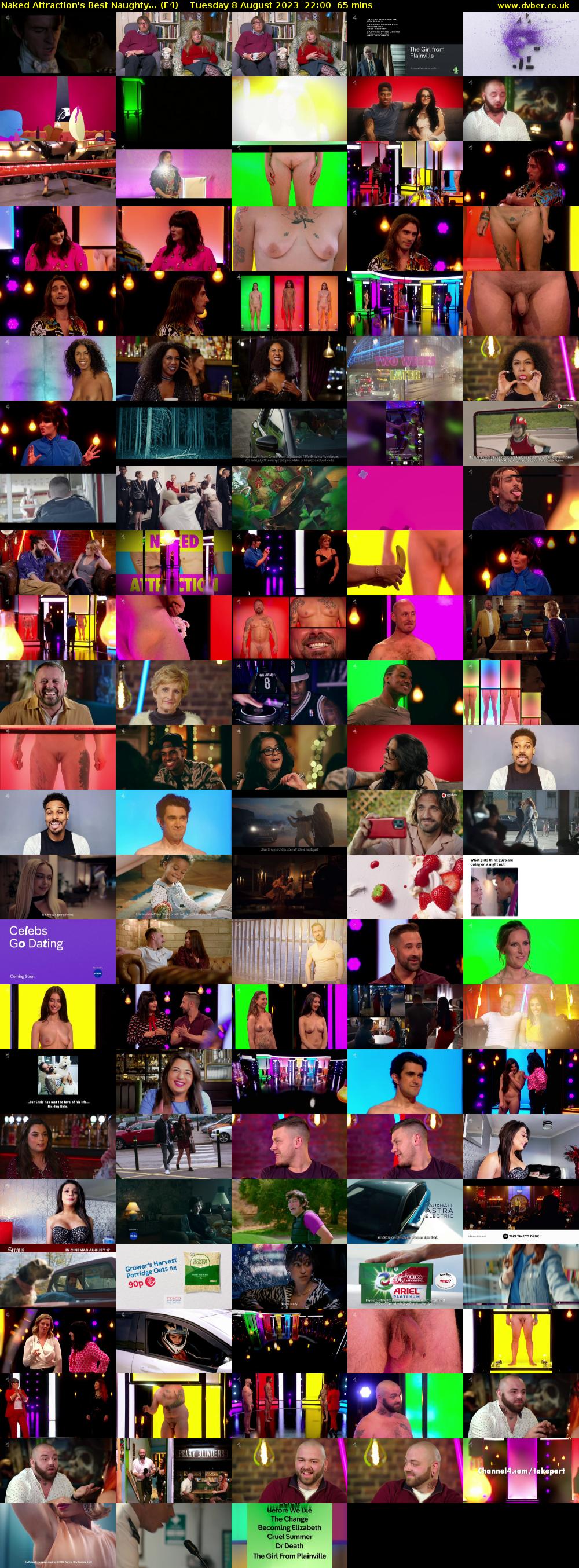 Naked Attraction's Best Naughty... (E4) Tuesday 8 August 2023 22:00 - 23:05