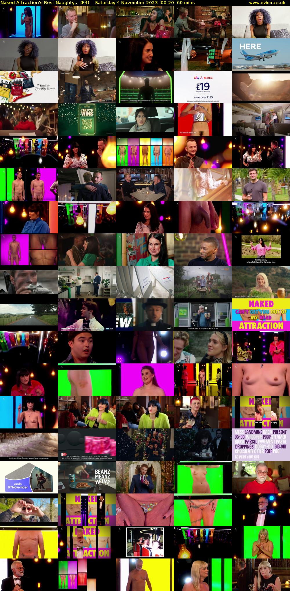 Naked Attraction's Best Naughty... (E4) Saturday 4 November 2023 00:20 - 01:20