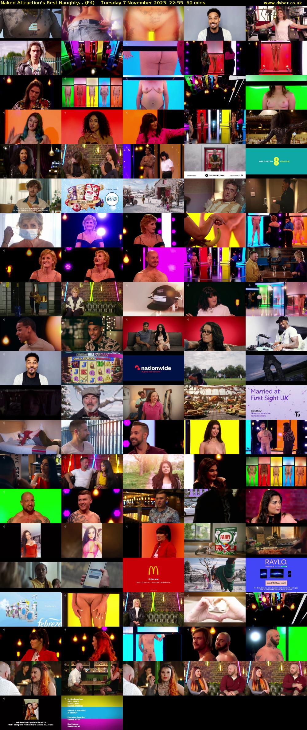 Naked Attraction's Best Naughty... (E4) Tuesday 7 November 2023 22:55 - 23:55