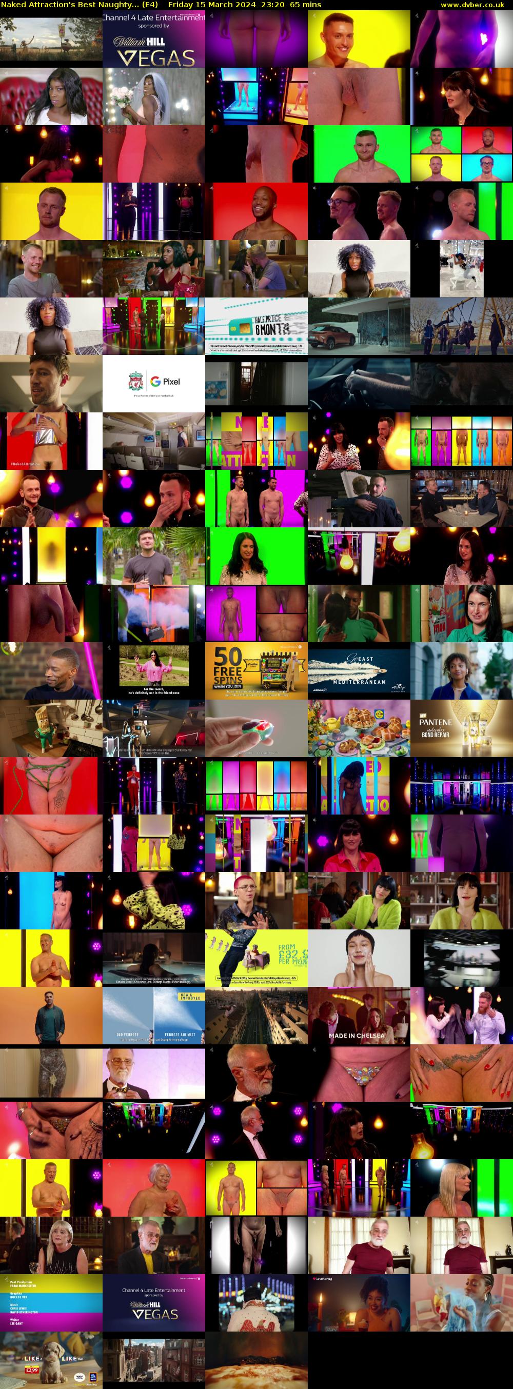 Naked Attraction's Best Naughty... (E4) Friday 15 March 2024 23:20 - 00:25