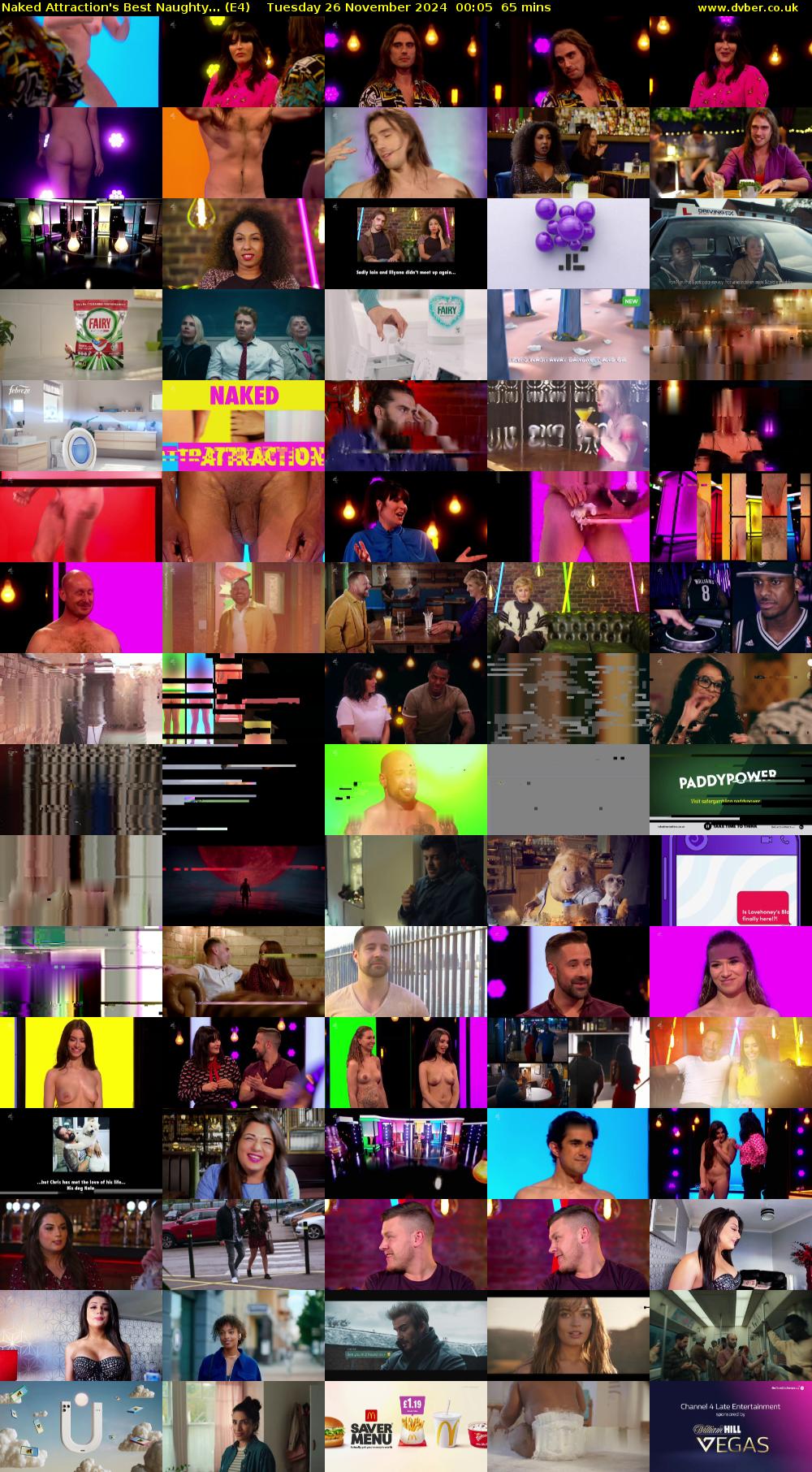 Naked Attraction's Best Naughty... (E4) Tuesday 26 November 2024 00:05 - 01:10