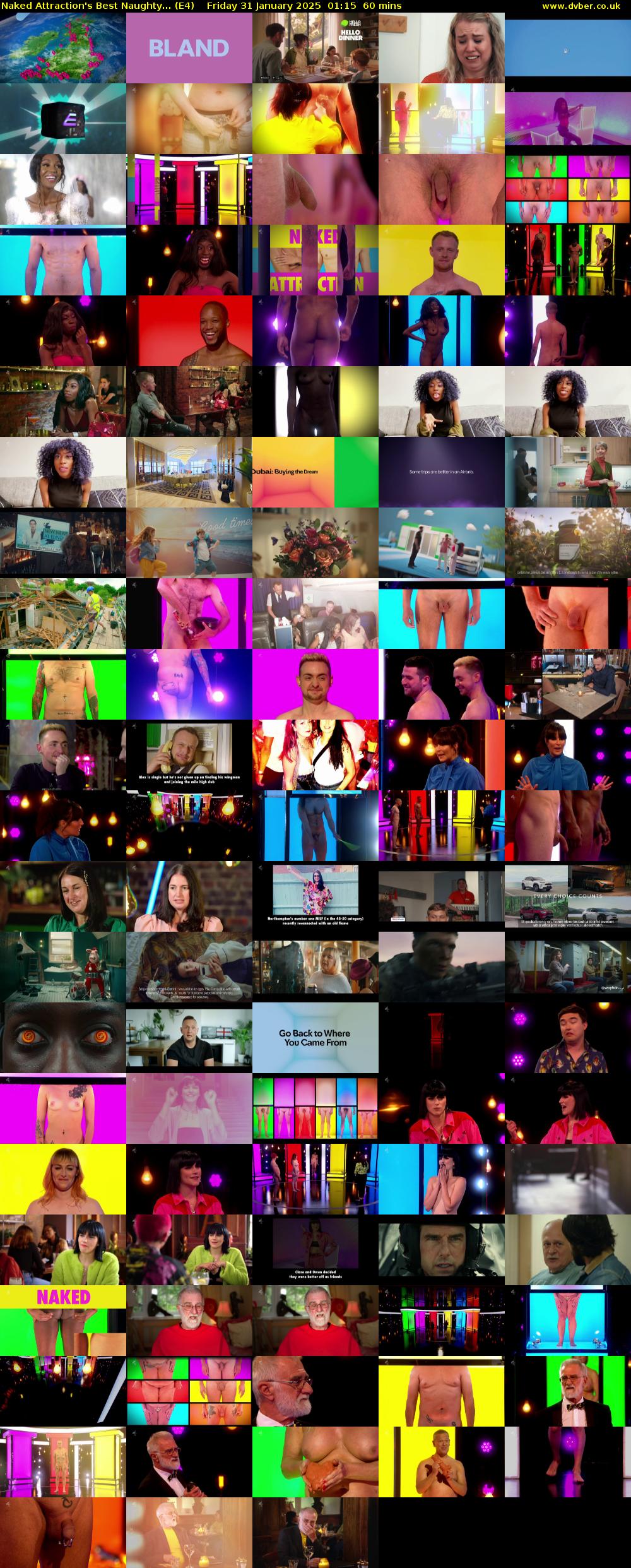 Naked Attraction's Best Naughty... (E4) Friday 31 January 2025 01:15 - 02:15