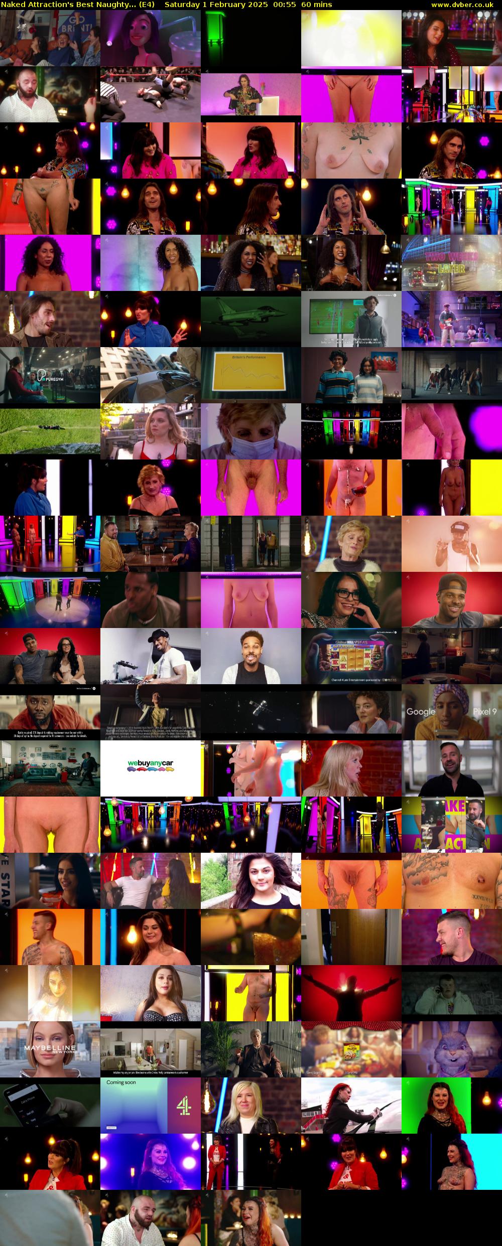 Naked Attraction's Best Naughty... (E4) Saturday 1 February 2025 00:55 - 01:55